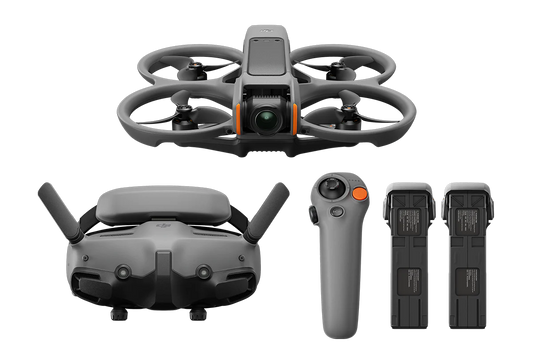 DJI Avata 2 Fly More Combo FPV Drone - Includes 3 Batteries, Goggles 3, RC Motion 3
